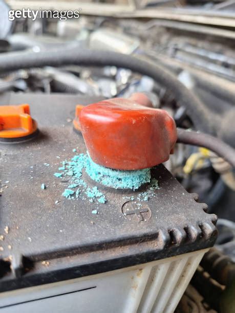 blue stuff on battery terminal|Blue powder on car battery terminals. Causes and。